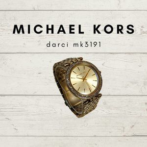 Michael Kors Darci Gold tone watch, mk3191